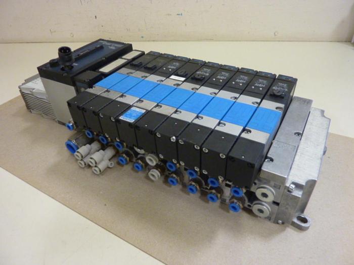 Used FESTO Control Block w/ Valves VIFB-03-B #66585