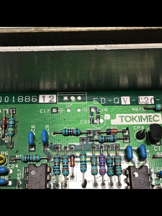 Used TOKIMEC Circuit Board ED-QV-L-20S1 Used
