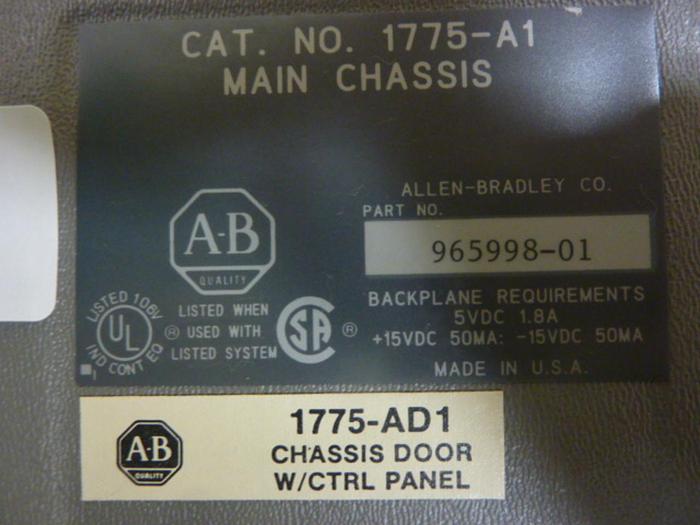 Used ALLEN BRADLEY Control Pad 1775-A1 #47070