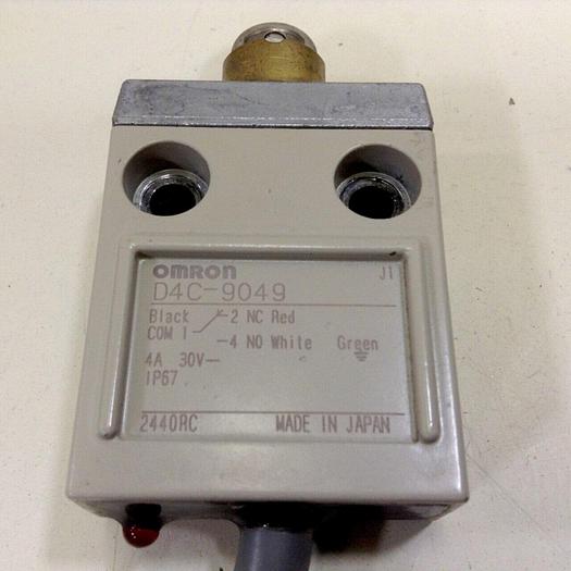 Used OMRON Limit Switch D4C-9049 #72342
