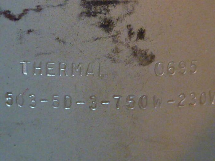 THERMAL CORP 750 Watt Heater Band 0695 #26887