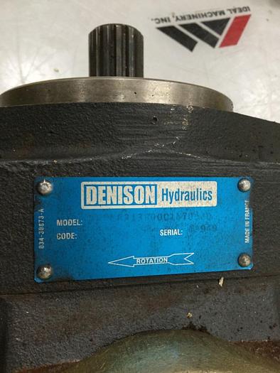 Used DENISON HYDRAULICS Pump T6DMR313R0001M70520 Used