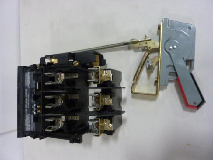 Used ALLEN BRADLEY 60 Amp Disconnect Switch 1494V-DS60 SER A #57448