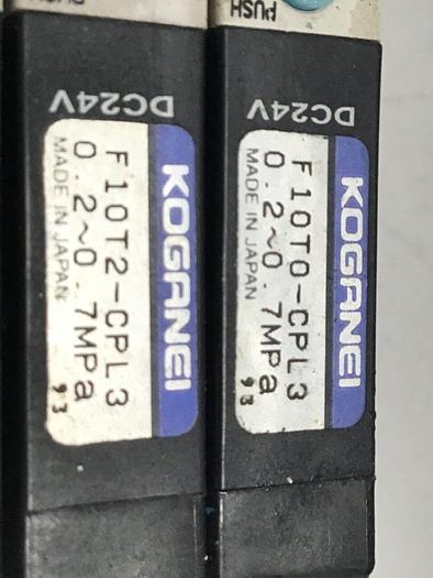 Used KOGANEI Manifold w/ Valves F10M10AJ #120928