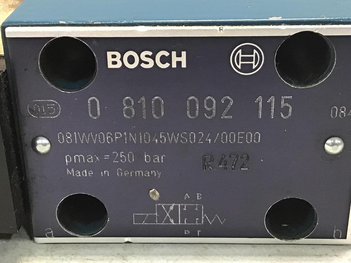Used BOSCH 0 810 092 115 Valve 081WV06P1N1045WS024 Used #142069