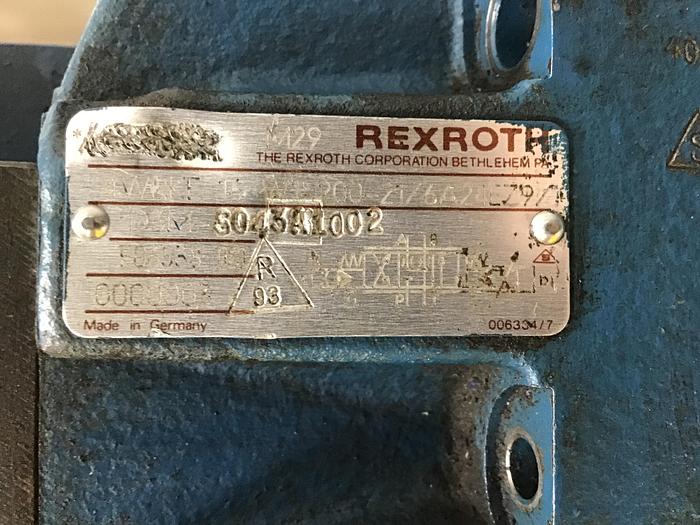 Used REXROTH Valve 4WRAP 6 W7-04-20/24K4/M Used #140839