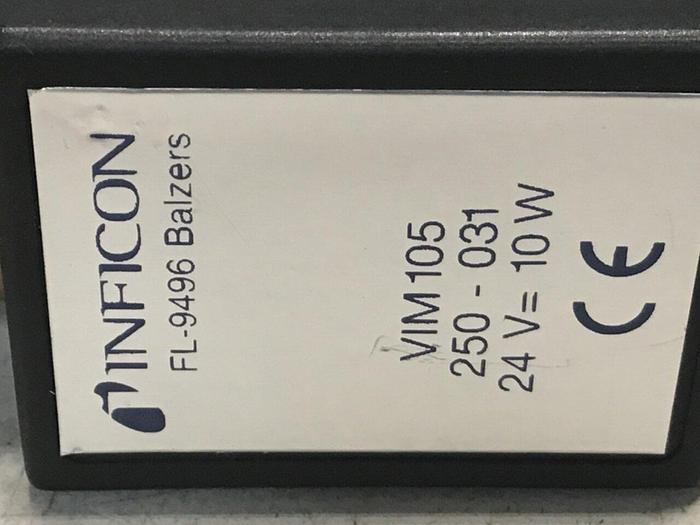 Used INFICON Gauge / Valve FL-9496 BALZERS #124349