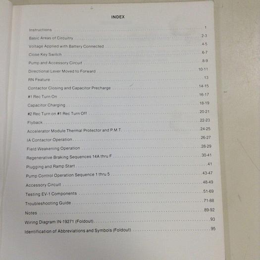 Used CLARK EQUIPMENT System Diagnosis 59-854-0005 #70985