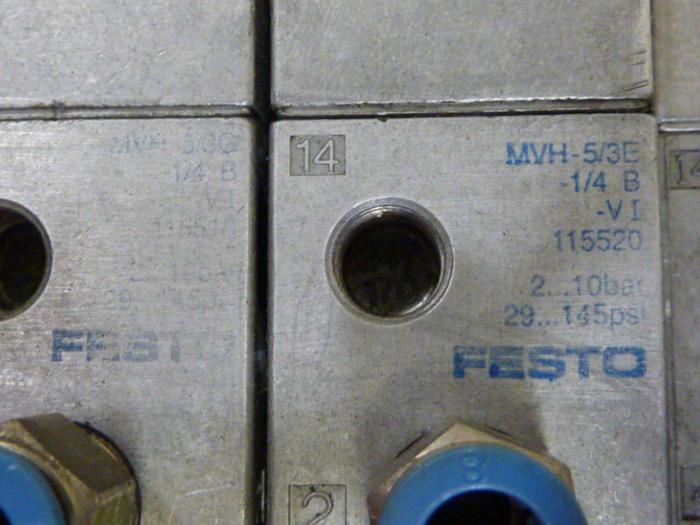 Used FESTO Control Block / Valve Terminal IFB8-02 #52870