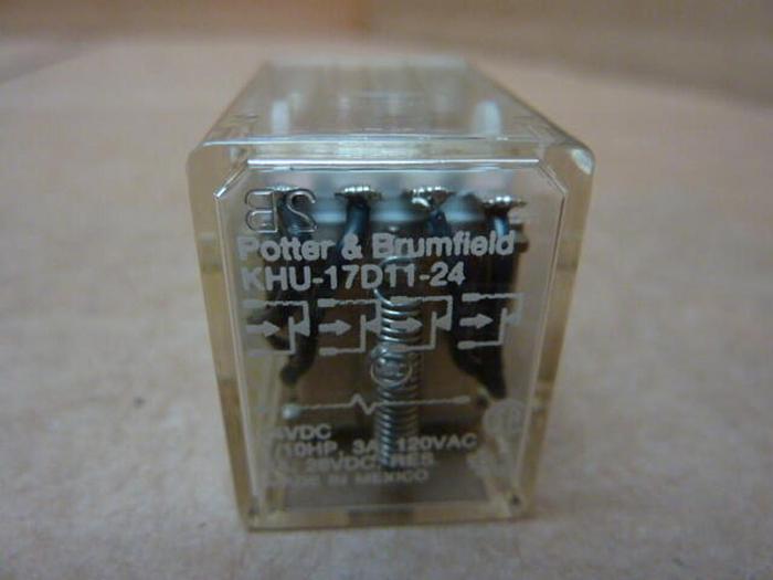 Used POTTER & BRUMFIELD Relay KHU-17D11-24 #27778