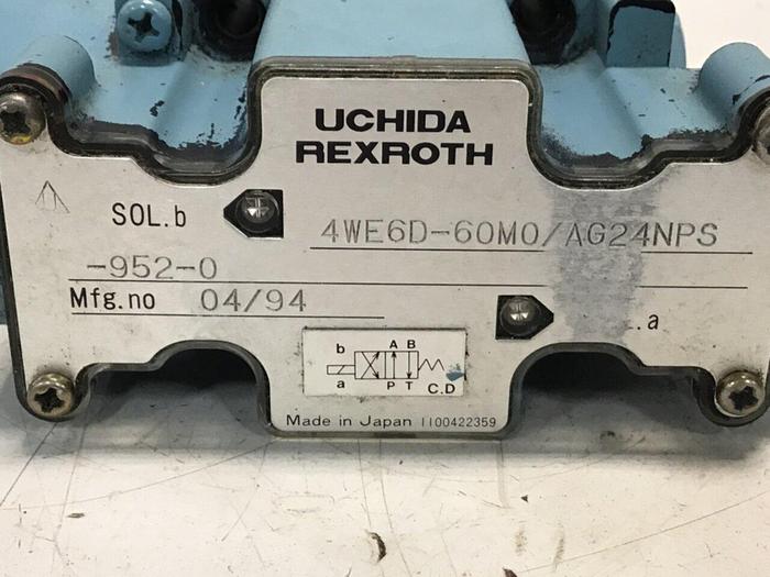 Used REXROTH Valve 4WE6D60M0/AG24NPS9520 #130494