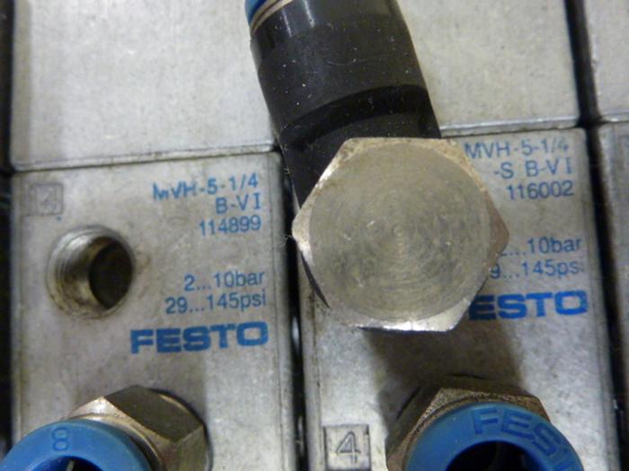 Used FESTO Control Block / Valve Terminal IFB8-02 #52858