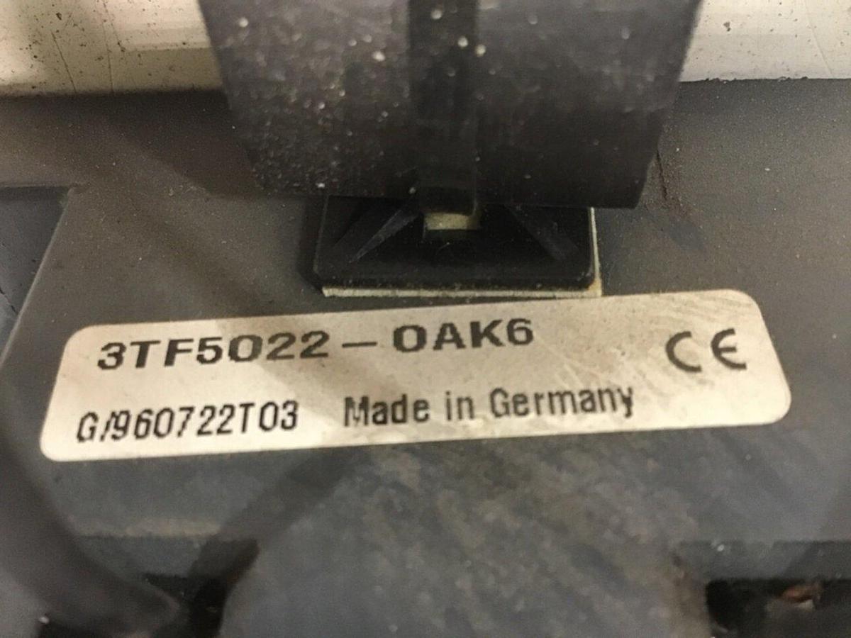 Used SIEMENS Contactor 3TF5022-OAK6 Used