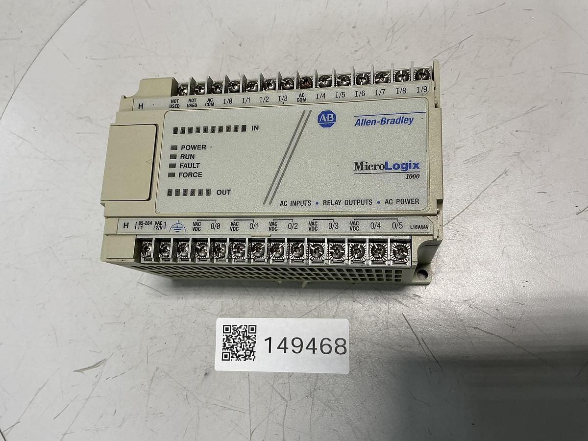 Used ALLEN BRADLEY 1761-L16AWA SER E