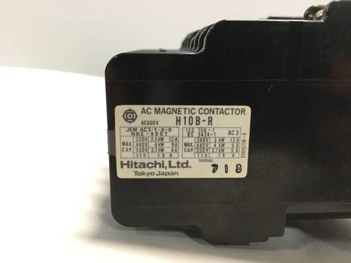 Used HITACHI Magnetic Contactor H10B-R #94235