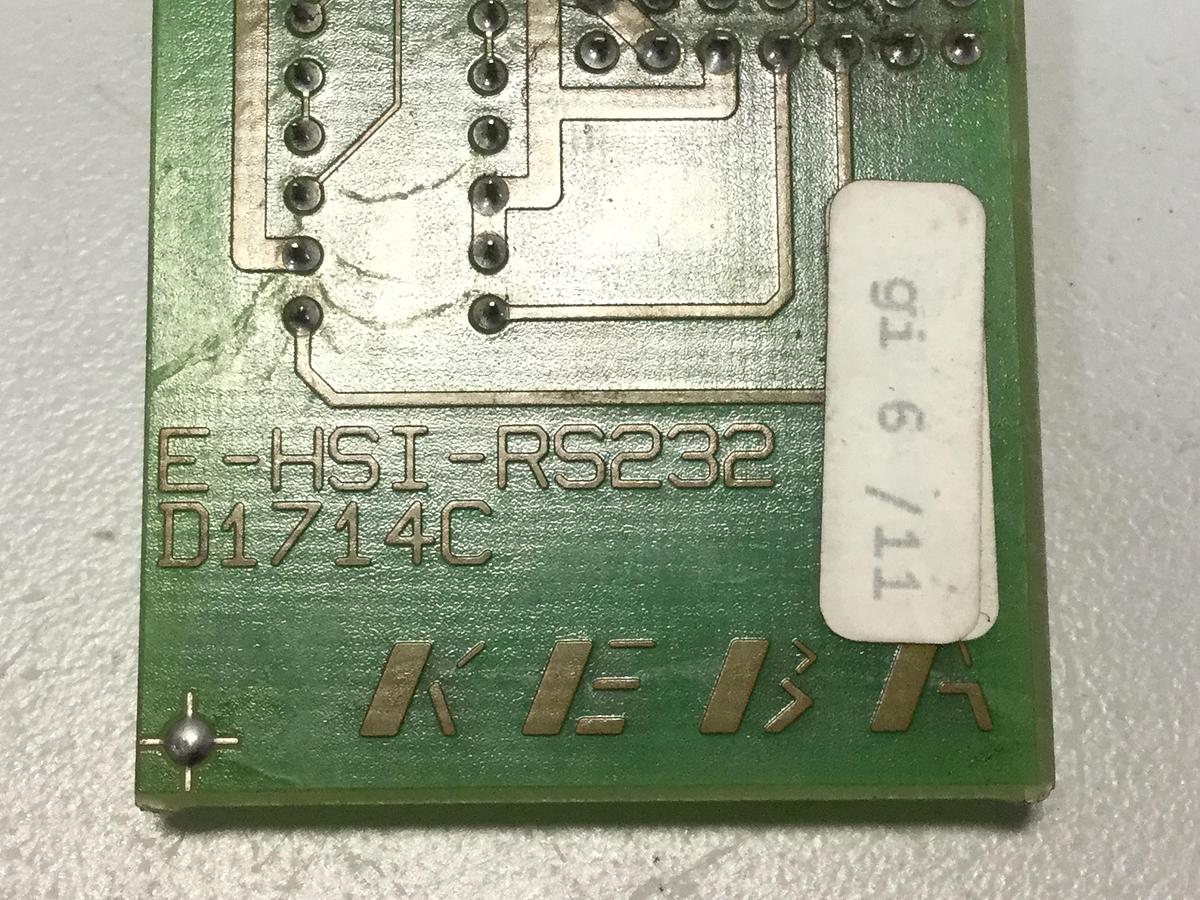 Used KEBA Circuit Board E-HSI-RS232 D1714C USED