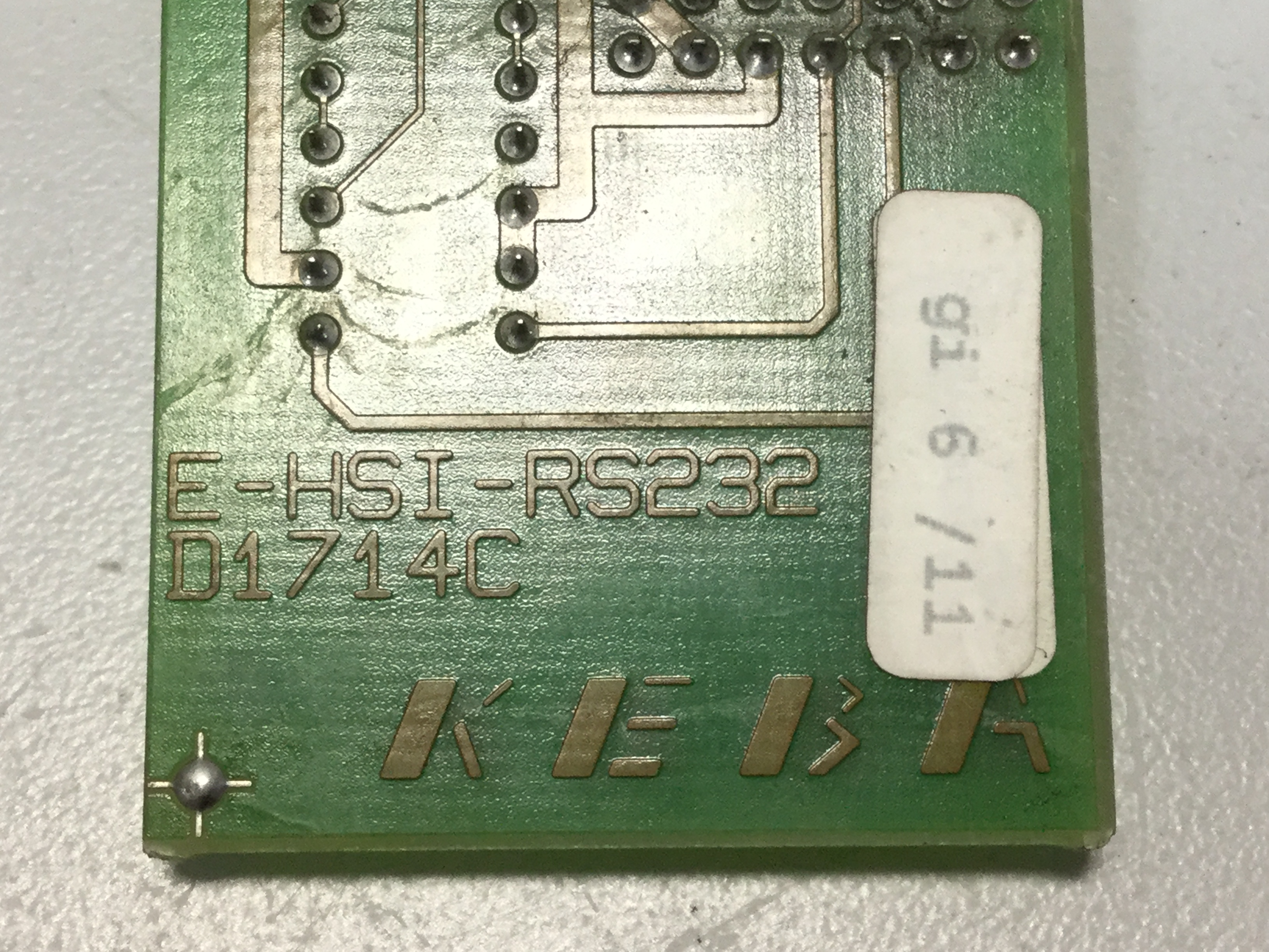 Used KEBA Circuit Board E-HSI-RS232 D1714C USED