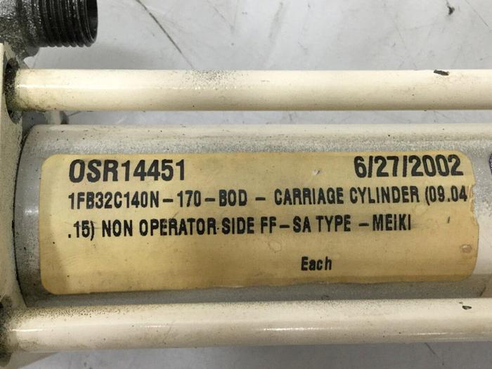 Used HORIUCHI MACHINERY Cylinder F7-SA 1FB32C140N170-BOD #117326