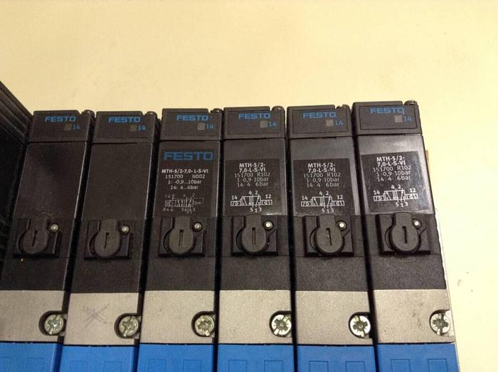 Used FESTO Control Block w/ Valves IFB8-03 #70458