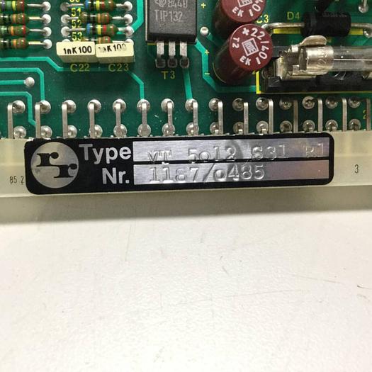 Used REXROTH Proportional Amplifier Card VT5012 S31 R1 #96143