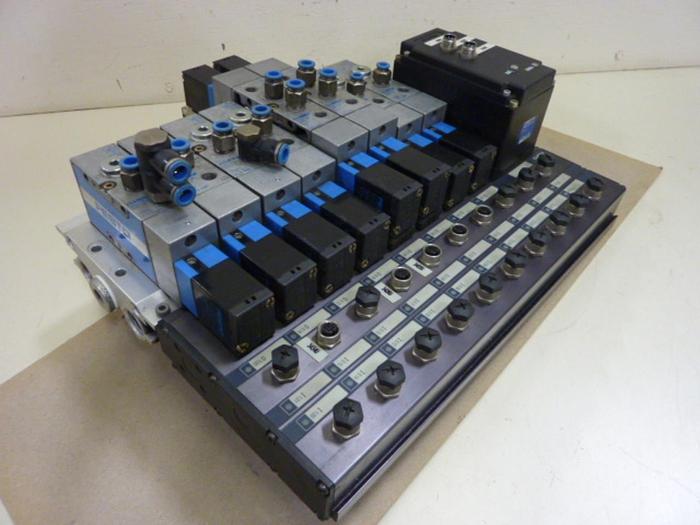 Used FESTO Control Block / Valve Terminal IFB8-02 #52845