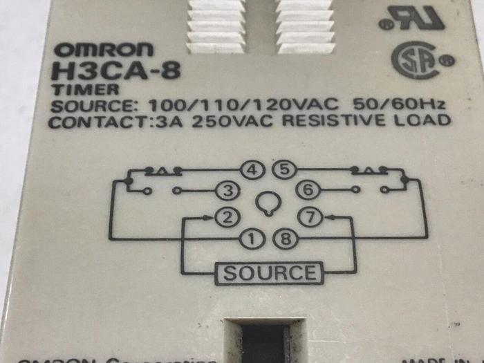 Used OMRON Timer H3CA-8 #127586