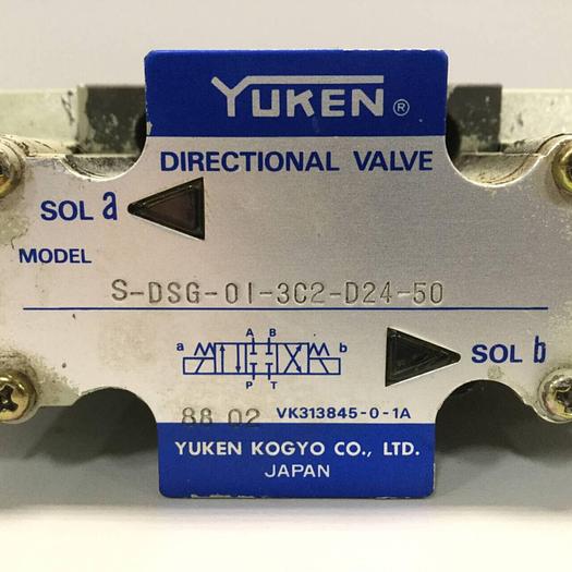 Used YUKEN Directional Valve S-DSG-01-3C2-D24-50 #91592