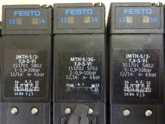 Used FESTO Control Block / Valve Terminal IFB13-03 Used