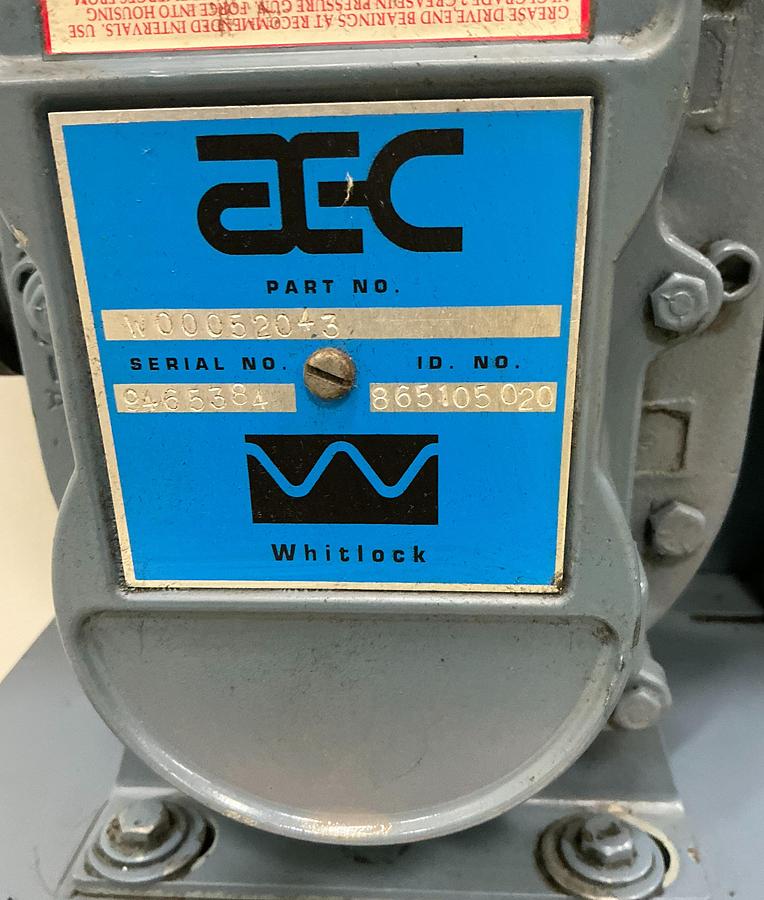 Used AEC Vacuum Pump VTP-5 USED #152396