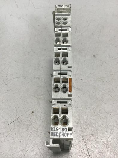 Used BECKHOFF Power Distribution Terminal KL9180 #125262