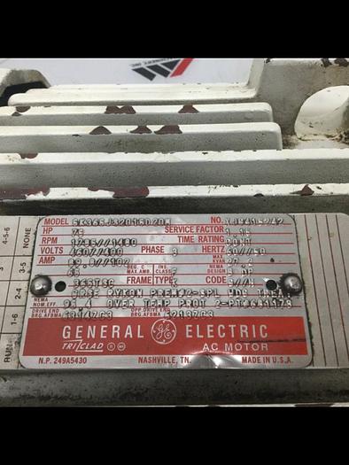 Used GENERAL ELECTRIC 75 HP Motor 5K365JS2015D20M #116759