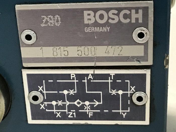 Used BOSCH Valve 9810231436 081WV06P1V1010WS024/00D51 #144551