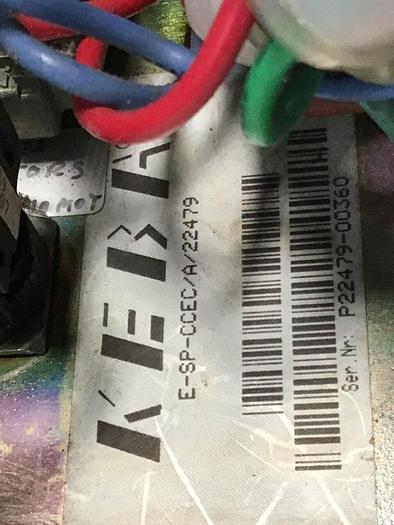 Used KEBA Operator Panel E-SP-CCEC/A/22479 #118381