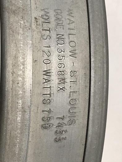Used WATLOW 750 Watt Heater Band 3566MX #126326