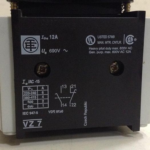 Used TELEMECANIQUE Switch Loadbreak Module VZ7 #86350
