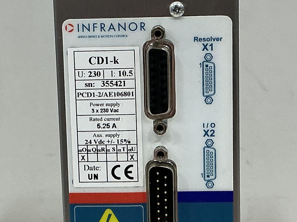 Used INFRANOR CD1-K230/10.5