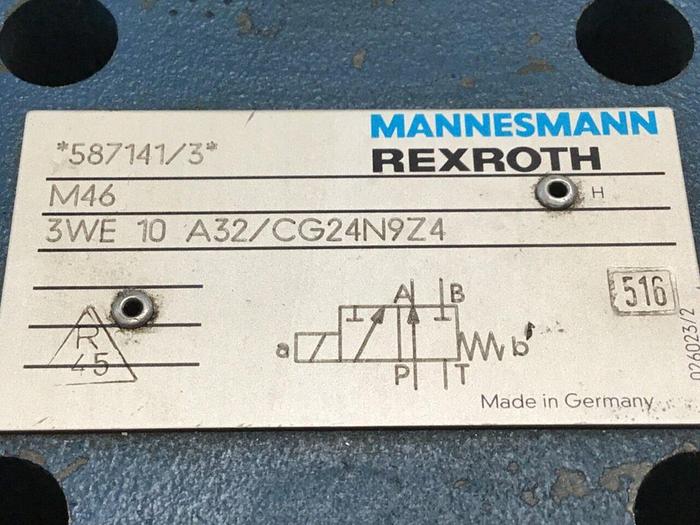 Used REXROTH Valve 3WE10A32/CG24N9Z4 #116931