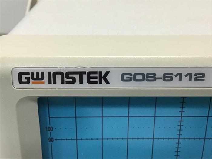 Used GW INSTEK Oscilloscope GOS-6112 #119522