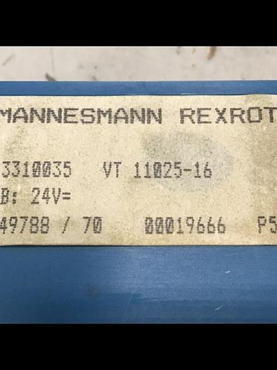 Used MANNESMANN REXROTH Amplifier VT11025-16 Used