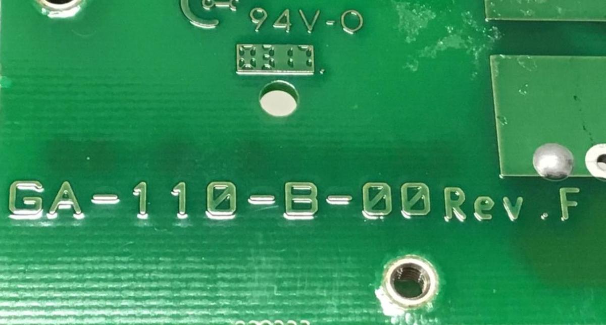 Used GAMMAFLUX Hot Runner Output Board GA-110-B-00 Used