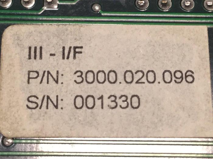 Used AMERICAN MSI Circuit Board 3000.020.096 #106241