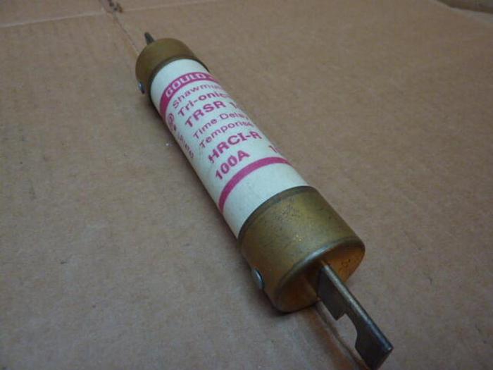 Used GOULD / SHAWMUT 100 Amp Fuse TRSR100 #26993