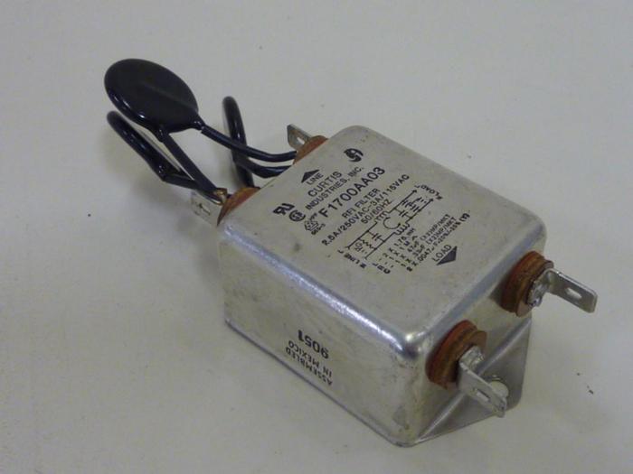 Used CURTIS RFI Filter F1700AA03 #51718