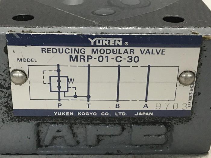 Used YUKEN Reducing Modular Valve MRP-01-C-30 USED