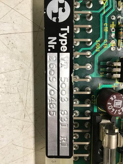 Used REXROTH Proportional Amplifier Board VT5003 S31 R1 #144046