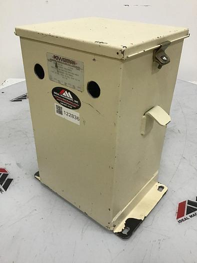 Used POWERTRAN 4 kVA Transformer YAM-4000-FM #122836