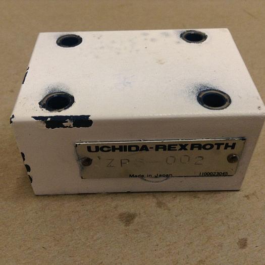 Used UCHIDA Check Valve ZP6-002 #72668