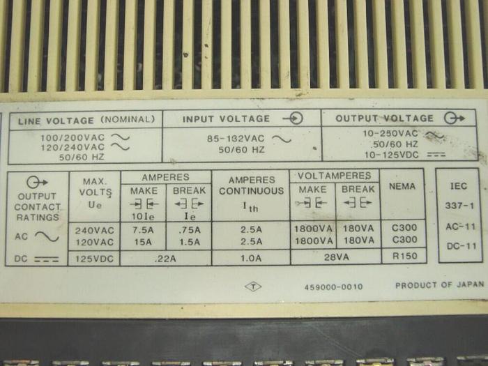 Used ALLEN BRADLEY Processor Module 1745-LP101 SER C USED