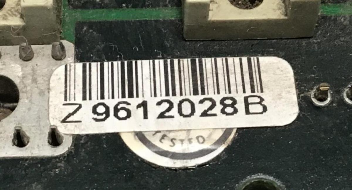 Used CTI Van Dorn Control Rack Board Z9612028B USED
