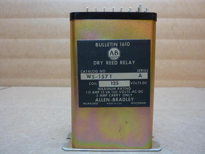 Used ALLEN BRADLEY Dry Reed Relay WS-1571 SER A #27729